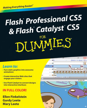 Flash Professional CS5 and Flash Catalyst CS5 For Dummies (0470613556) cover image