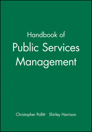 Handbook of Public Services Management (0631193456) cover image