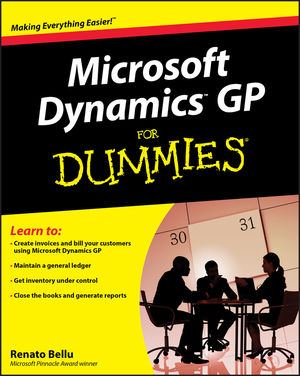 Microsoft Dynamics GP For Dummies (0470388358) cover image