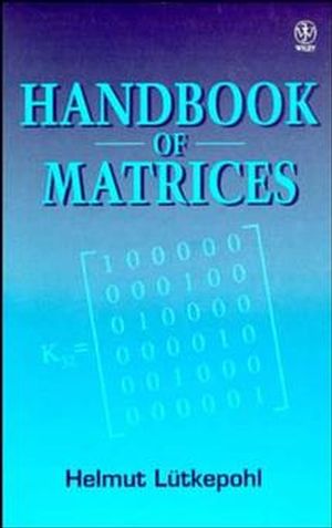 Handbook of Matrices (0471970158) cover image