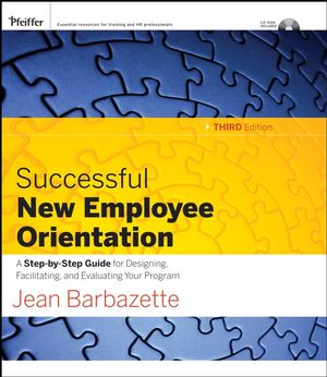 Successful New Employee Orientation: A Step-by-Step Guide for Designing, Facilitating, and Evaluating Your Program, 3rd Edition (0787982458) cover image