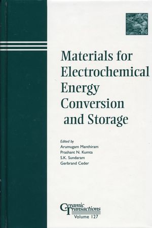 Materials for Electrochemical Energy Conversion and Storage (1574981358) cover image