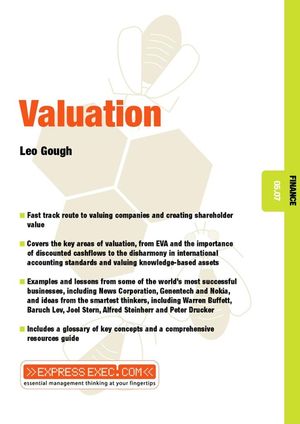 Valuation: Finance 05.07 (1841123358) cover image