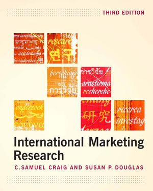 International Marketing Research, 3rd Edition (0470010959) cover image