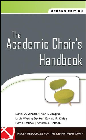 The Academic Chair's Handbook, 2nd Edition (047019765X) cover image