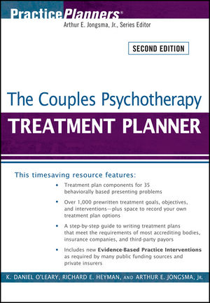 The Couples Psychotherapy Treatment Planner, 2nd Edition (047040695X) cover image