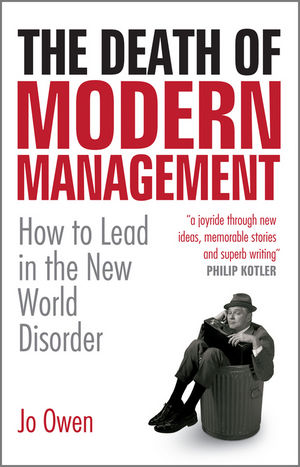 The Death of Modern Management: How to Lead in the New World Disorder (047068285X) cover image