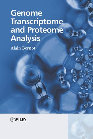 Genome Transcriptome and Proteome Analysis (047084955X) cover image