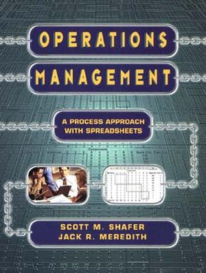 Operations Management: A Process Approach with Spreadsheets (047116545X) cover image