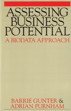 Assessing Business Potential: A Biodata Approach (186156175X) cover image