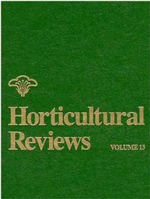 Horticultural Reviews, Volume 13 (0470767960) cover image