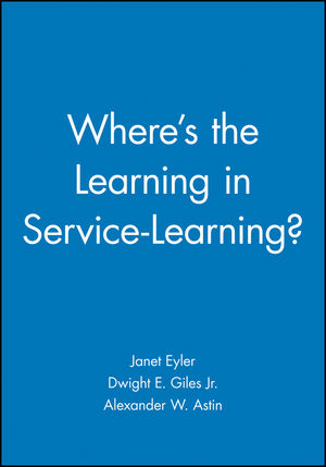 Where's the Learning in Service-Learning? (0470907460) cover image