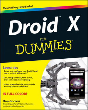 Droid X For Dummies (0470934360) cover image Droid X For Dummies (0470934360) cover image