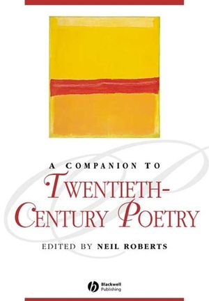 A Companion to Twentieth-Century Poetry (0470998660) cover image