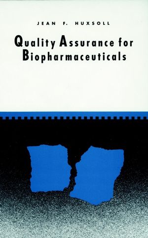 Quality Assurance for Biopharmaceuticals (0471036560) cover image