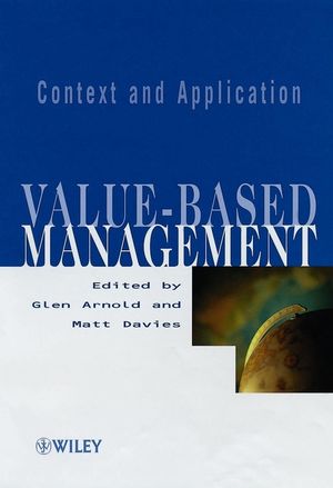 Value-based Management: Context and Application (0471899860) cover image