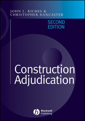 Construction Adjudication, 2nd Edition (1405172061) cover image