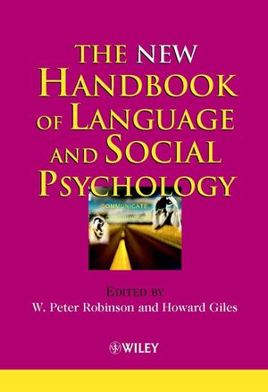 The New Handbook of Language and Social Psychology (0471490962) cover image