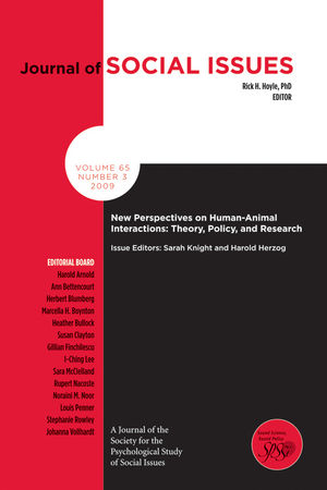 New Perspectives on Human-Animal Interactions: Theory, Policy, and Research (1444333062) cover image