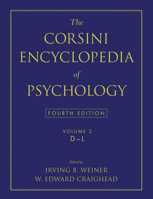 The Corsini Encyclopedia of Psychology, Volume 2, 4th Edition (0470170263) cover image