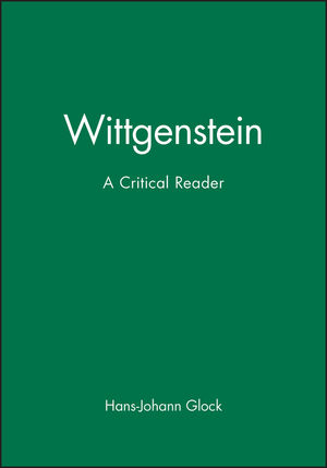 Wittgenstein: A Critical Reader (0631194363) cover image