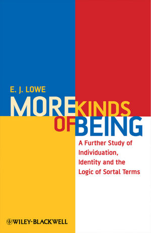 More Kinds of Being: A Further Study of Individuation, Identity, and the Logic of Sortal Terms (1405182563) cover image