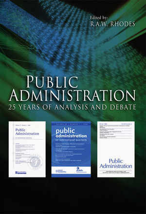 Public Administration: 25 Years of Analysis and Debate (1444332163) cover image