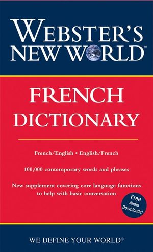 Webster's New World French Dictionary: French / English English / French, 2nd Edition (0470178264) cover image