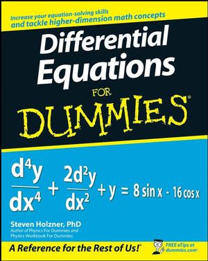 Differential Equations For Dummies (0470395664) cover image