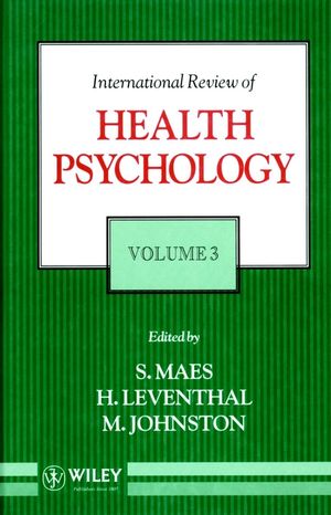 International Review of Health Psychology, Volume 3 (0471944564) cover image