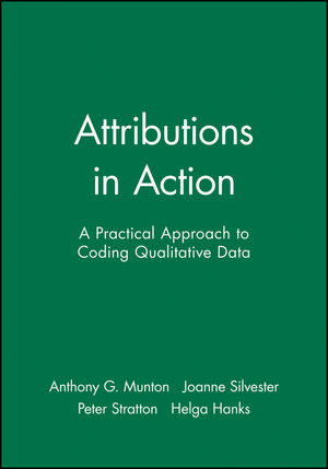 Attributions in Action: A Practical Approach to Coding Qualitative Data (0471982164) cover image