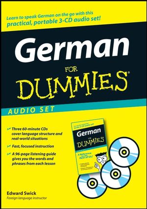 German For Dummies Audio Set (0470222565) cover image