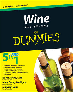 Wine All-in-One For Dummies (0470476265) cover image