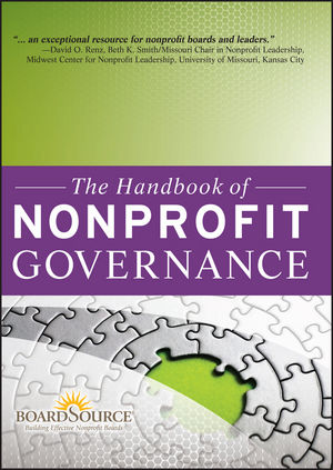 The Handbook of Nonprofit Governance (0470602465) cover image