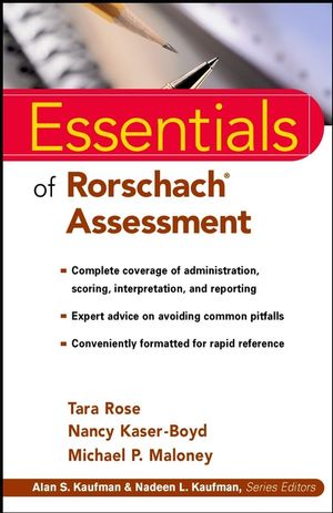 Essentials of Rorschach Assessment (0471331465) cover image