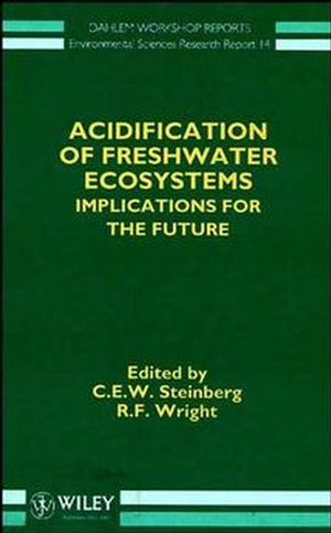 Acidification of Freshwater Ecosystems: Implications for the Future (0471942065) cover image