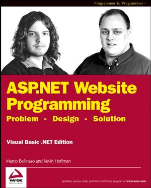 ASP.NET Website Programming: Problem - Design - Solution, Visual Basic .NET Edition (0764543865) cover image