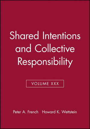 Shared Intentions and Collective Responsibility, Volume XXX (1405160365) cover image