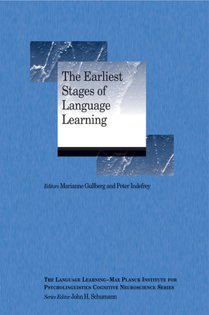 The Earliest Stages of Language Learning (1444338765) cover image