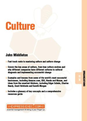 Culture: Organizations 07.04 (1841122165) cover image