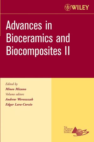 Advances in Bioceramics and Biocomposites II, Volume 27, Issue 6 (0470080566) cover image
