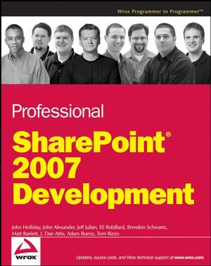 Professional SharePoint 2007 Development (0470117567) cover image