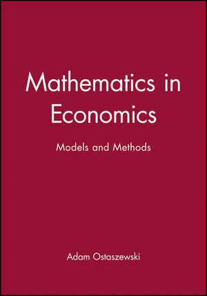 Mathematics in Economics: Models and Methods (0631180567) cover image
