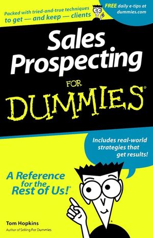 Sales Prospecting For Dummies (0764550667) cover image