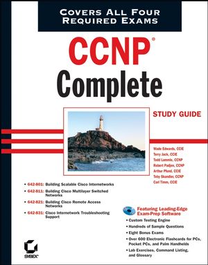 CCNP Complete Study Guide: Exams 642-801, 642-811, 642-821, 642-831 (0782150667) cover image