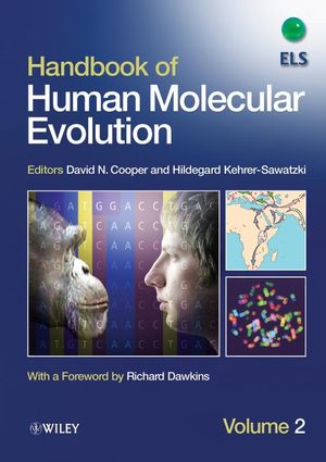 Handbook of Human Molecular Evolution, 2 Volume Set (0470517468) cover image