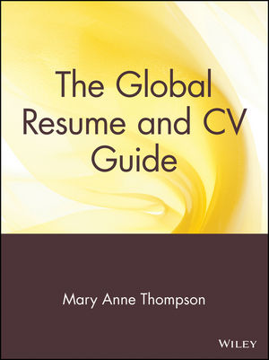 The Global Resume and CV Guide (0471380768) cover image