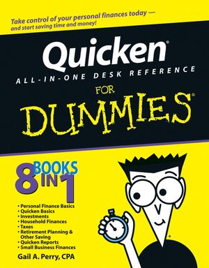 Quicken All-in-One Desk Reference For Dummies (0471754668) cover image
