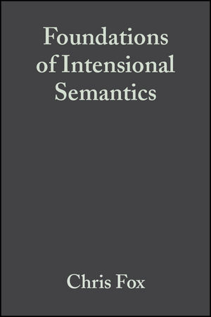 Foundations of Intensional Semantics (0631233768) cover image
