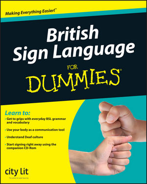British Sign Language For Dummies (1119992168) cover image